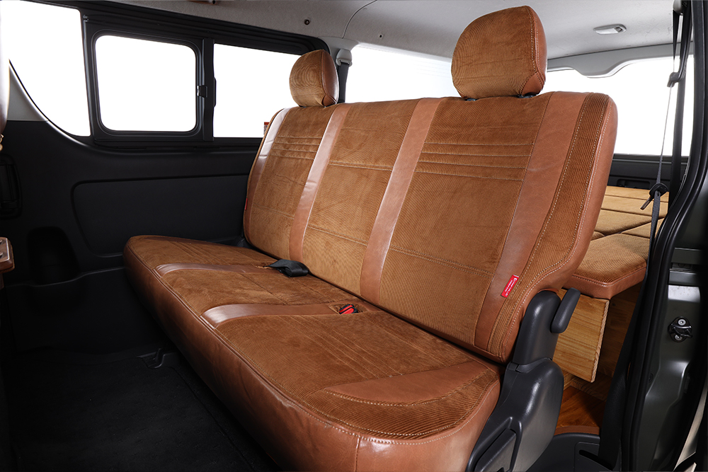 普通車3列 シートカバー【Brooklyn Style type.2】 - 画像 (2)