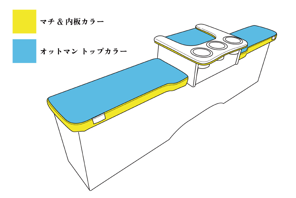 セカンドキャビネット Leather series【キャラバン】 - 画像 (2)